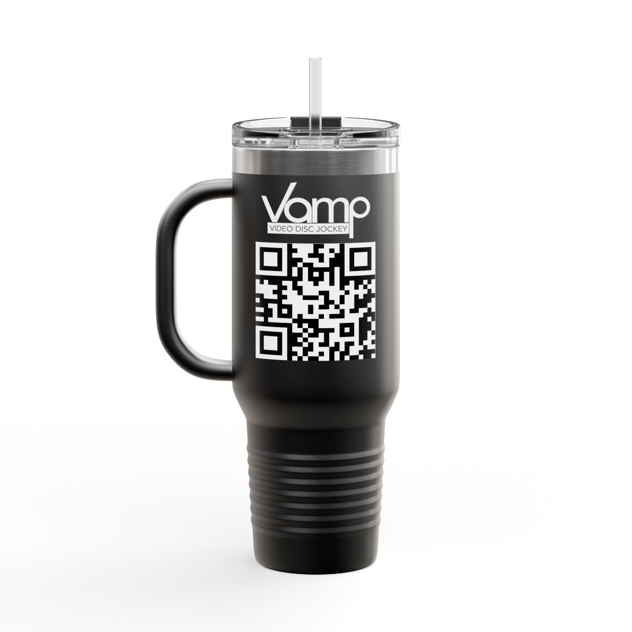 "DJ VAMP" 🎧Insulated Travel Mug - 40oz | Perfect for Music Lovers & On-the-Go Refreshments